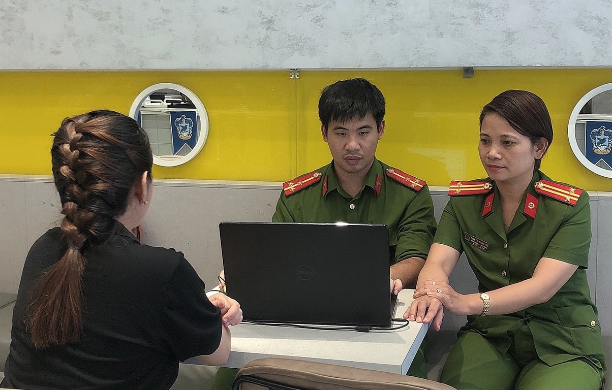 Người dân gửi thư cảm ơn Công an phường Niệm Nghĩa (Lê Chân)